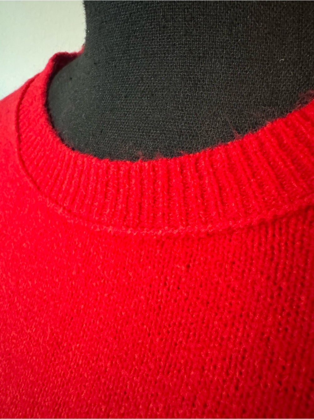 wild fable Bright Red Cropped Crewneck Sweater - Picture 6 of 7